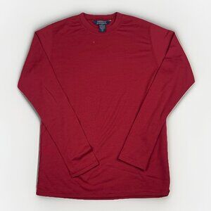 Yukonwool New Zealand 100% Made in Canada Merino Wool Base layer shirt Men S Red